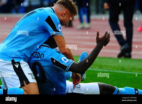 Happiness Ciro Immobile Lazio Felipe Salvador Caicedo Lazio Hi Res