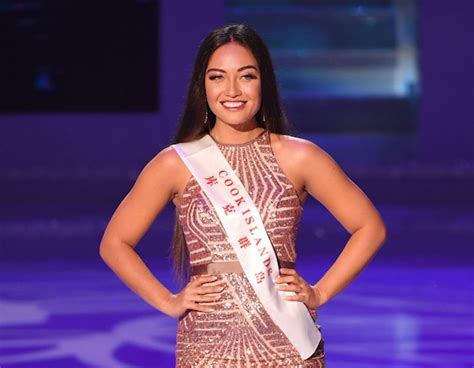 Miss Cook Islands from 2018 Miss World Pageant | E! News