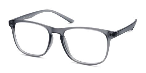 Ghent Square Matte Gray Full Rim Eyeglasses Eyebuydirect Canada