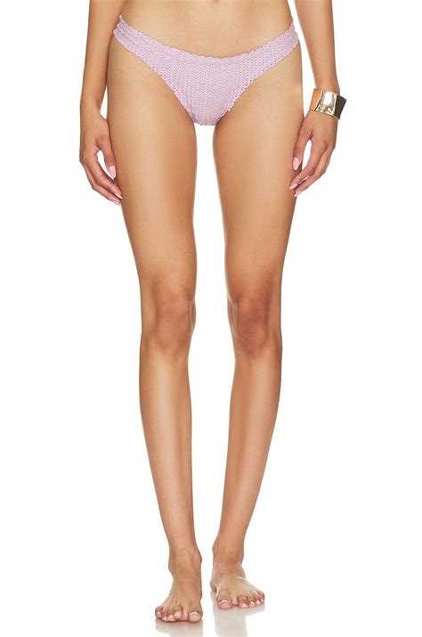 Vix Swimwear Basic Cheeky Bikini Bottom In Scales Grenadine REVOLVE