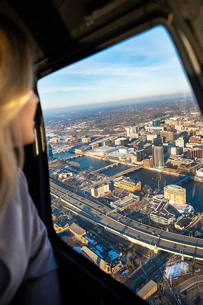 Grand Rapids Skyline - Helicopter rides across the U.S.