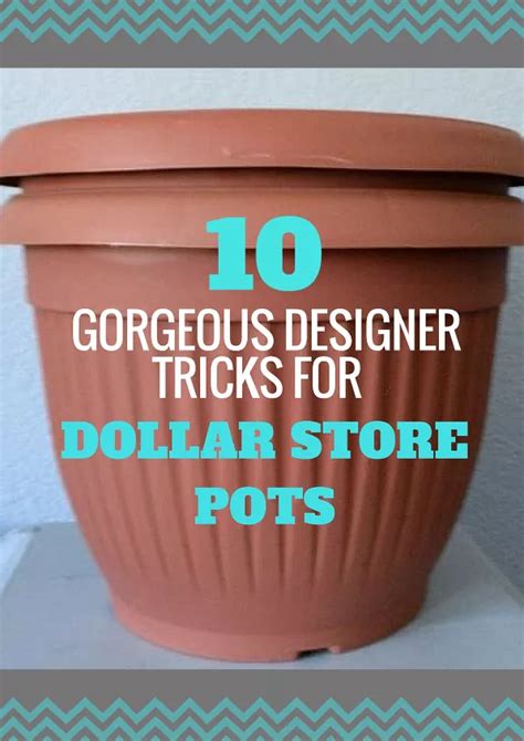 10 Easy DIY Dollar Store Planter Makeover Ideas Cheap Flower Pots