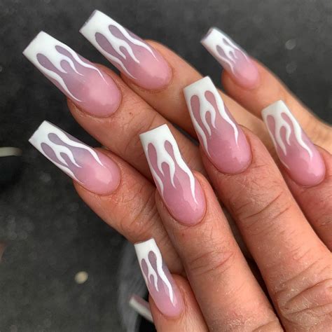 Nude Flame Nails Artofit