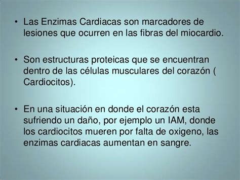 Enzimas Cardiacas