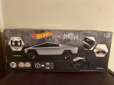 Hot Wheels Tesla Cybertruck And Cyberquad Rc Kit And Cybertruck Combo