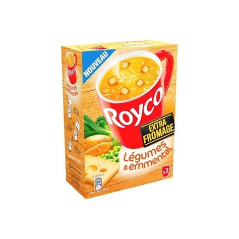 Royco légumes emmental 3x 20 7 gr Soupe instantanée Soupe bouillon