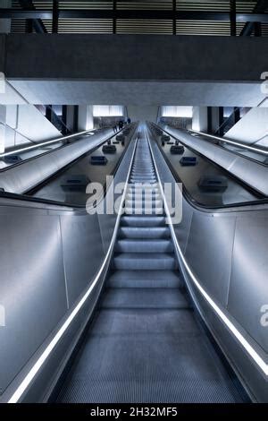 Interior Of Nine Elms Subway Station On The London Underground Northern