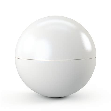 Premium AI Image | A white pill isolated on a white background