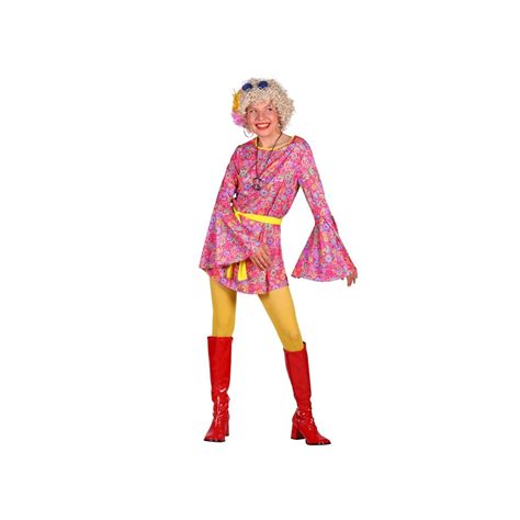 Hippie Jurkje Groovy Dames Jokershop Be Flower Power Kleding