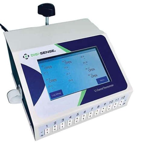 Digi Sense Touchscreen 12 Channel Scanning Data Logging Benchtop