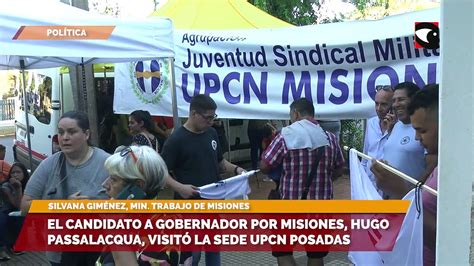 El candidato a gobernador por Misiones Hugo Passalacqua visitó la