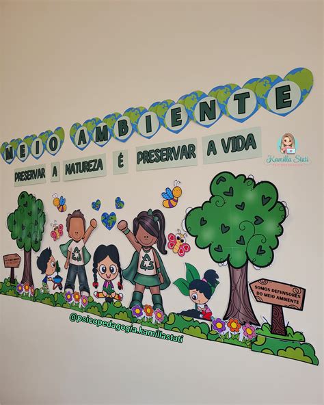 Painel Dia Do Meio Ambiente Psicopedagoga Kamilla Stati