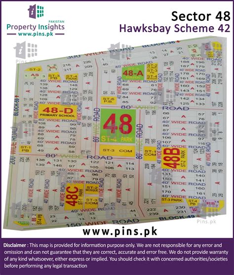 Layout Plan Siteplan Map Of Sector Hawks Bay Housing Scheme Scheme