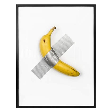 Poster Taped Banana Wanddecoraties Poster Muur