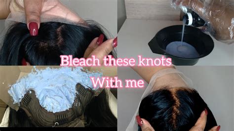 How To Bleach Knots On Your Lace Wig Beginner Friendly Ft Sterly