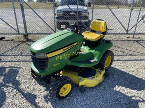 2010 John Deere X360 Tractor Live And Online Auctions On