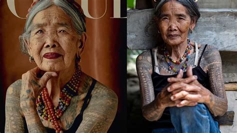 Meet 106 Year Old Filipino Tattoo Artist Vogues Oldest Cover Star Entertainment News