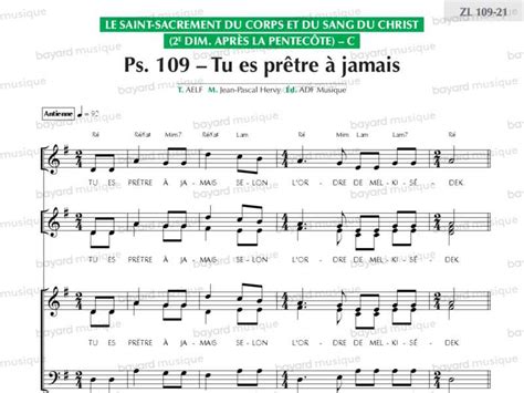 Bayard Musique Prions En Glise Les Psaumes De L Ann E C