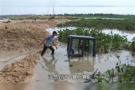 勾机意外沦陷水泥地，花费一天一夜进行拯救，看到结局太不容易了天一进行勾机