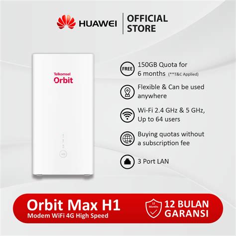 Jual Telkomsel Orbit Max H Modem G High Speed With Bonus Data