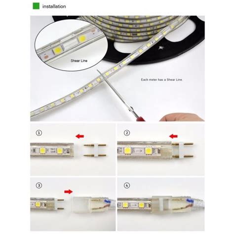 Wewoo Ruban LED Waterproof Bande lumineuse IP65 SMD 5730 étanche à l