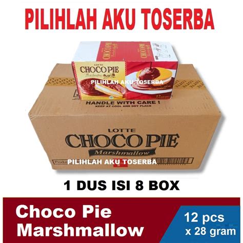 Jual Lotte Choco Pie Marshmallow Harga Dus Isi Box Shopee