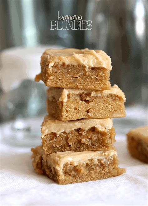 Banana Blondies Cookies And Cups