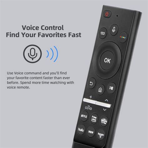 Universal Bluetooth Voice Remote Control For Samsung Smart TV LED QLED