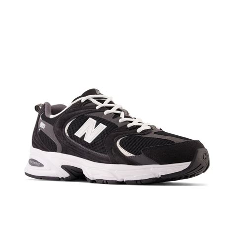 New Balance 530 Black And Silver Metallic Mr530cc Sportshowroom