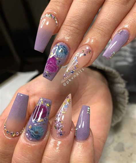 Updated Dazzling Rhinestone Nails