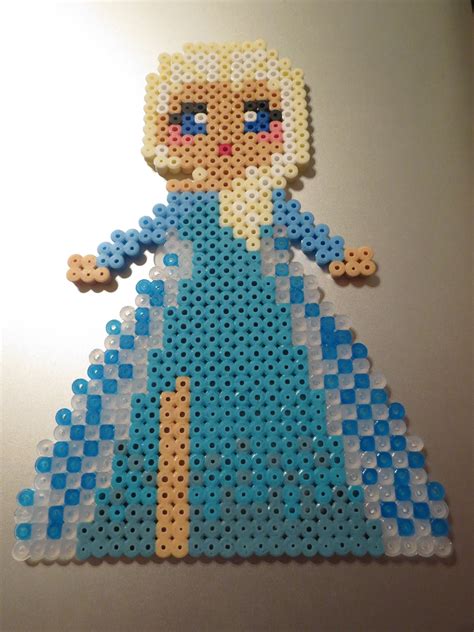 Elsa Perler Bead Pattern Bead Skin Bright