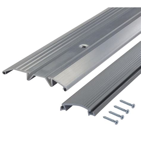 M D 36 In X 075 In Aluminum Door Threshold Inst With Screws In The