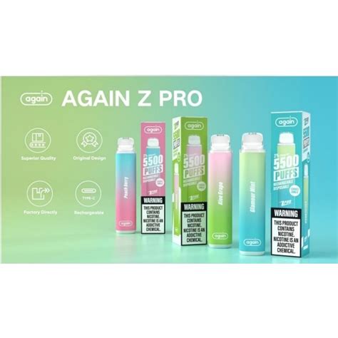 Again Z Pro 5500 Puffs Rechargeable Lazada PH