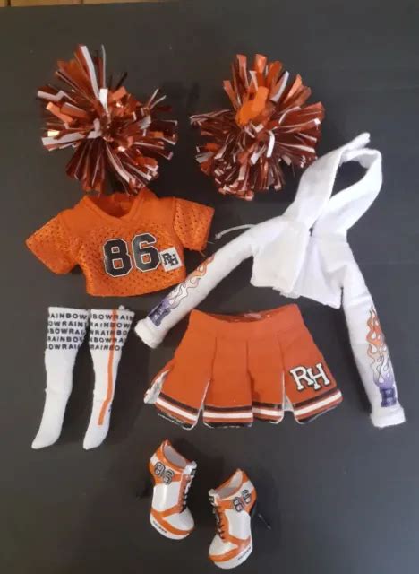 Rainbow High Dolls Clothes Ruby Anderson Cheer Fab Cheerleading Outfit