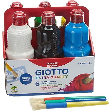 Omyacolor Giotto Paquet école de 8 x 1 litre de gouache Amazon fr