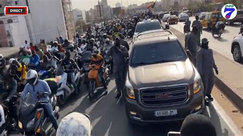 En direct Ousmane Sonko caravane de la liberté LA REACTION DE DAME