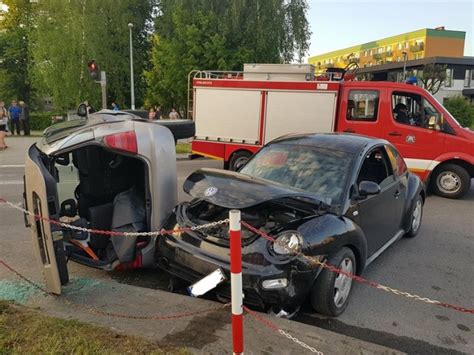 Starogard Gd Wypadek na skrzyżowaniu Armii Krajowej i Jana Pawła II