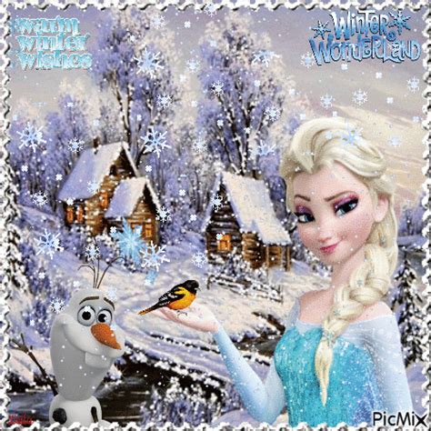 Elsa & Olaf Warm Winter Wishes Gif Pictures, Photos, and Images for ...