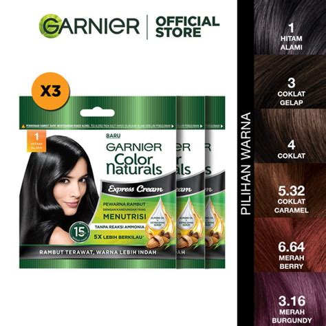 Promo Garnier Color Naturals Hair Color Pewarna Rambut Cat Rambut