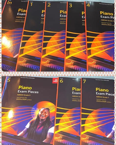 Abrsm Piano Exam Pieces 2023 And 2024 Grade 1 7 Book Only Hobbies