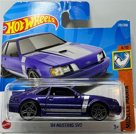 Hot Wheels MUSCLE MANIA Mustang Svo PURPLE Th Scale Model MattsBrickMocs