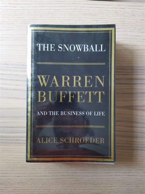 The Snowball Warren Buffett Hobbies Toys Books Magazines