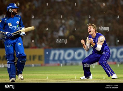 Shane Watson Rajasthan Royals Play Mumbai Indian At Indian Premier