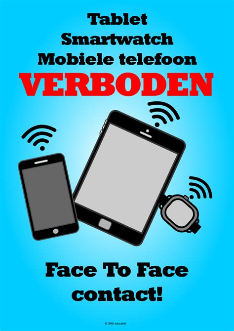 Poster 'Smartphone verboden - Vorm je eigen mening!' A3 | DMS educatief ...