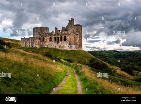 Crichton Castle In Midlothian Scotland Stock Photo Alamy