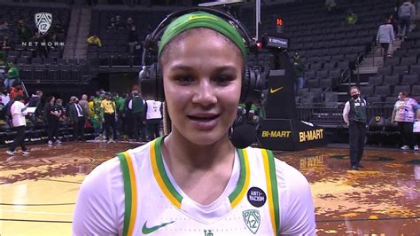 Oregon’s Endyia Rogers After Her Buzzer Beater To Upset No 7 Arizona ‘we’ve Been Working For