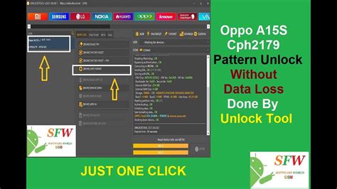 Oppo A15S Cph2179 Pattern Unlock Without Data Loss Unlock Tool YouTube