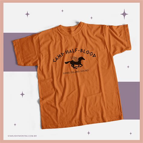 Camiseta Acampamento Meio Sangue Percy Jackson Starlight Montra