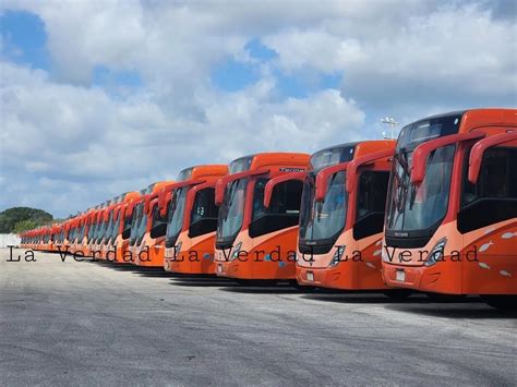 Cancún estrena nuevos autobuses transformación del transporte público