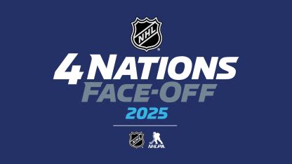 NHL NHLPA Announce 2025 4 Nations Face Off NHL